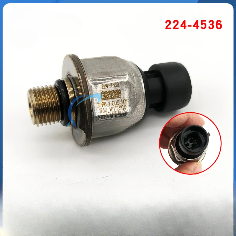 

High quality Ccat fuel rail pressure sensor OEM 224-4536 2244536 3PP61 3PP6-1 suitable for Ccaterpillar C7 C9