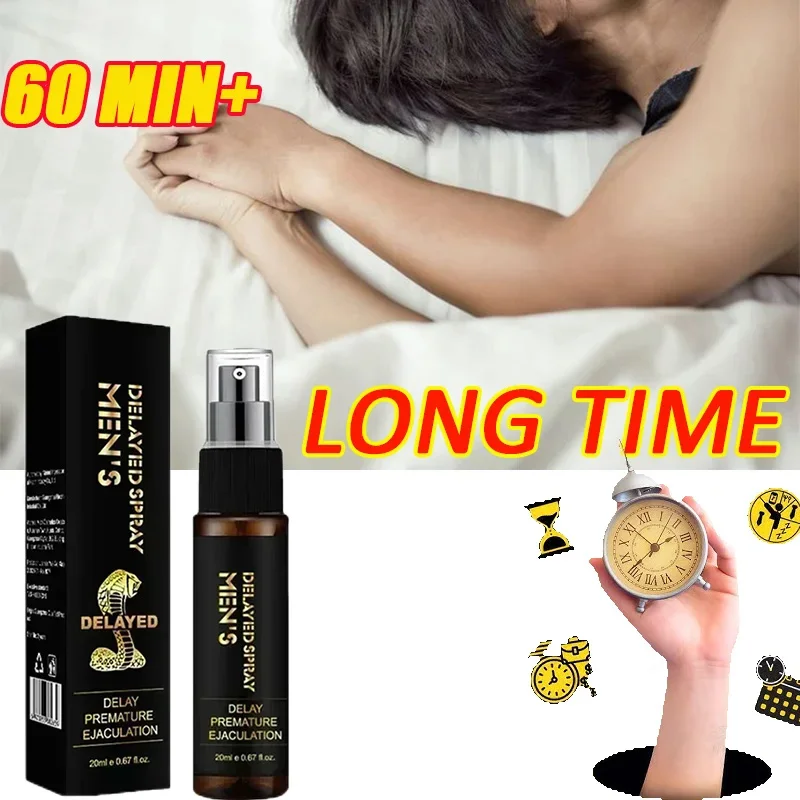 Male Penile Delay spray for External Use Long lasting 60 minutes Fast Erectile Product for Adults Natural Men’s Body Care