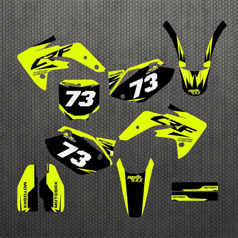 For Honda CRF150R CRF 150R 2007-2010-2012 2013 2014 2015 2016-2018 2019 2020 2021 2022 2023 GRAPHICS DECALS STICKERS backgrounds