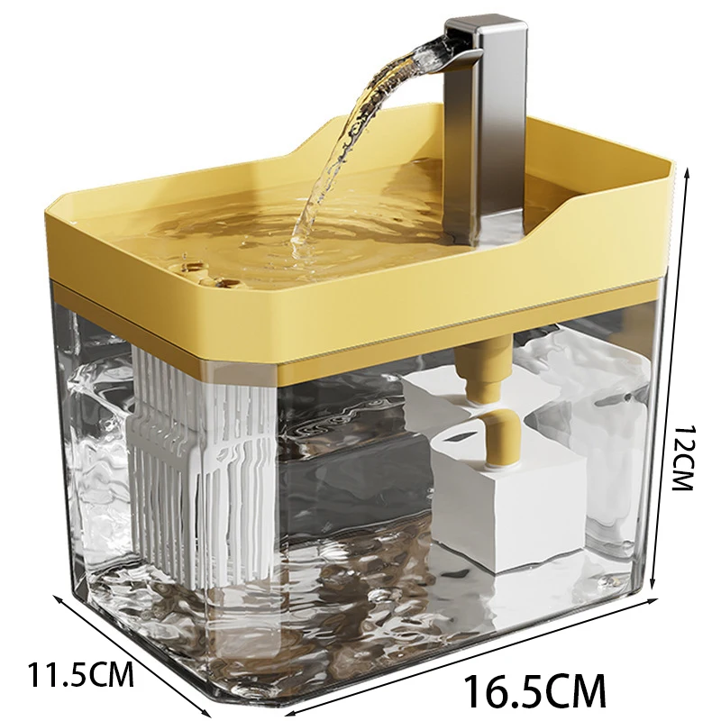 التلقائي 1.5L الحيوانات الأليفة نافورة الماء تصفية كتم وعاء القط موزع للكلاب والقطط تغذية المياه لوازم الترا هادئة الحيوانات الأليفة شارب