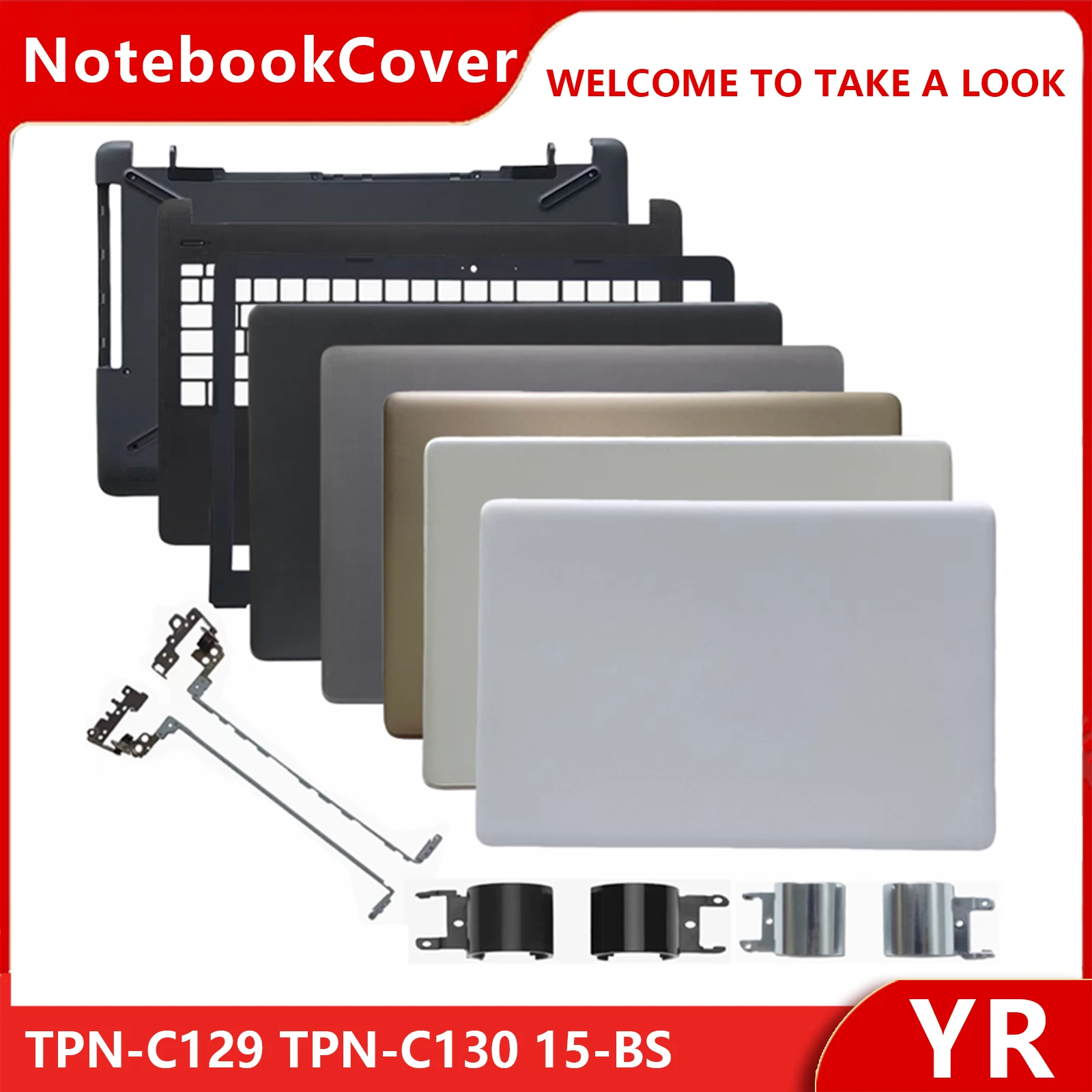 

NEW For HP 250 G6 TPN-C129 TPN-C130 15-BS 15-BW Laptop LCD Back Cover Front Bezel Palmrest Bottom Case