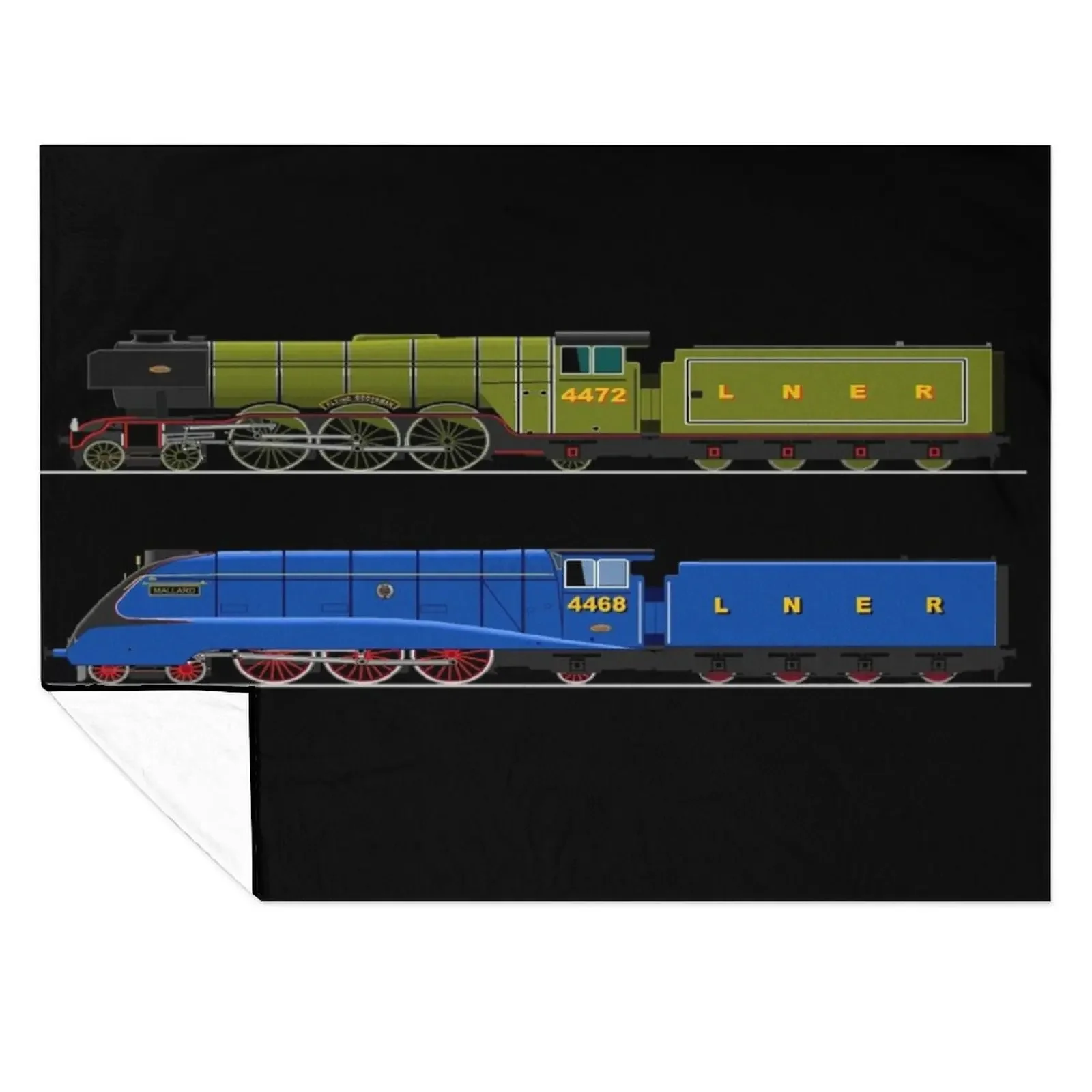 

Flying Scotsman and the Mallard Throw Blanket Baby For Sofa Thin warm winter Hairy Blankets