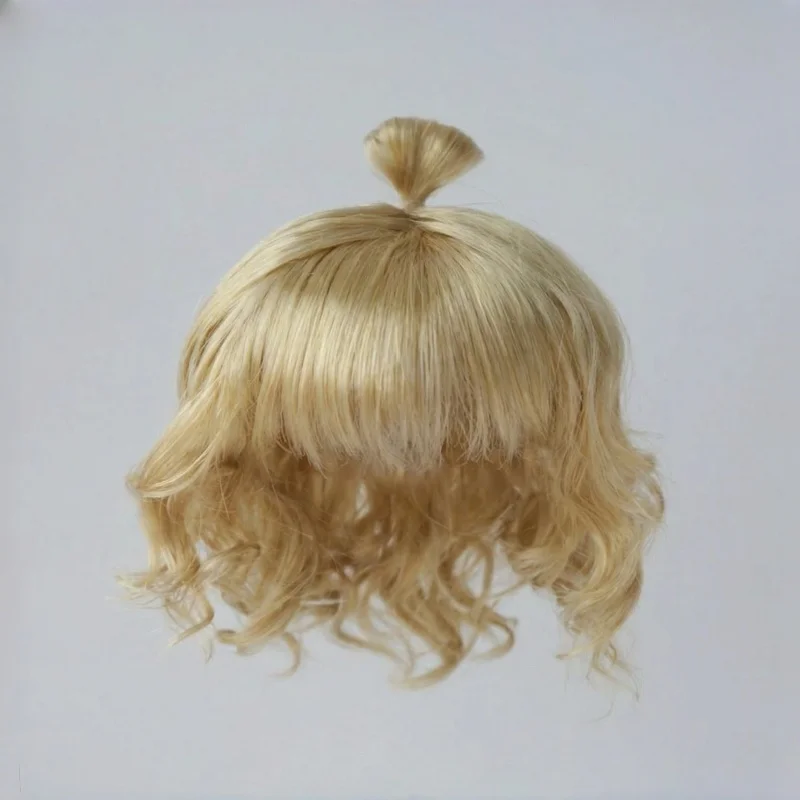 JD375 7-8inch 8-9inch 9-10inch Short Smart Lady Wave BJD Doll Wigs 1/4 1/3 Blythes Synthetic Mohair Doll Accessories