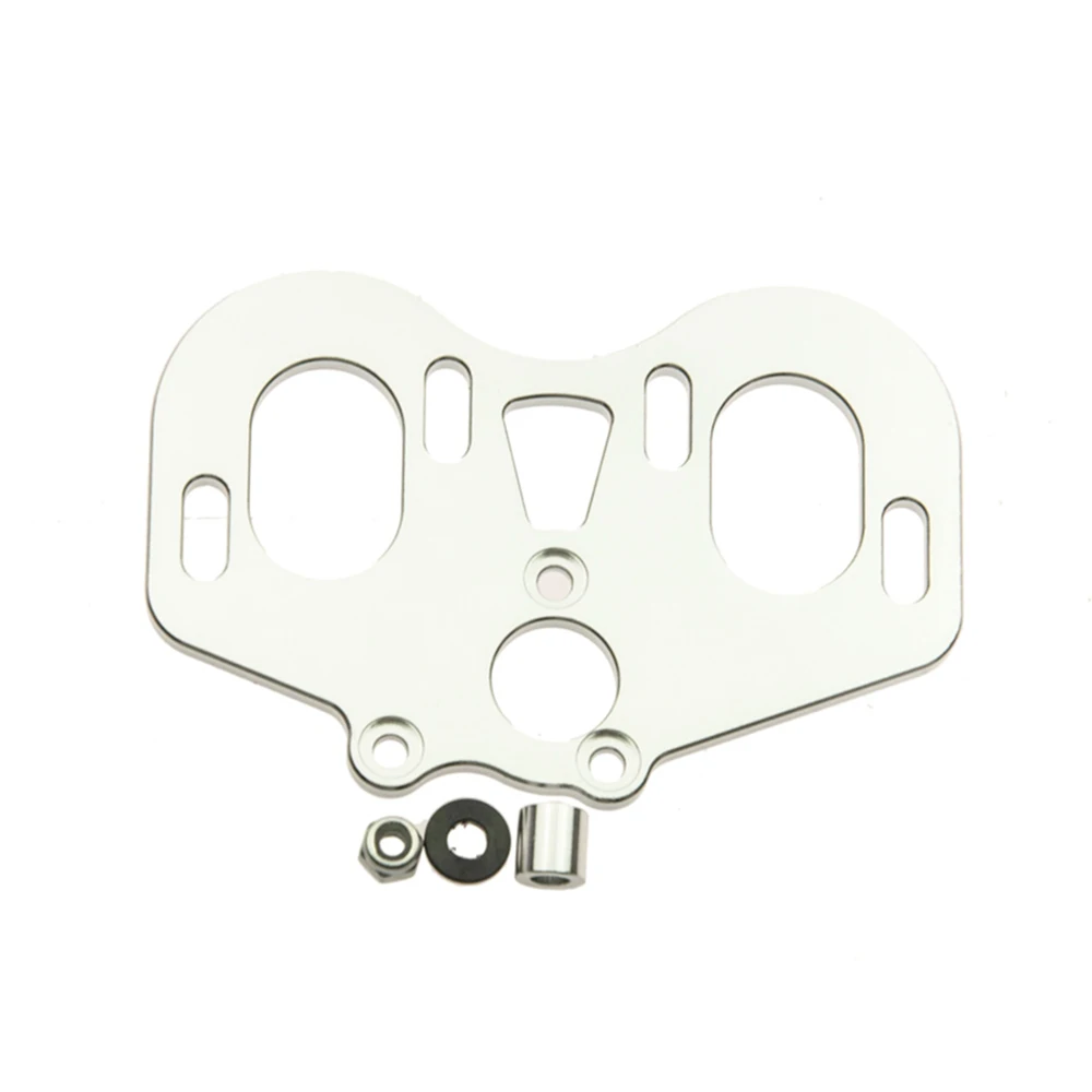 YEAHRUN Aluminium Dual Motor Mount Kit voor Axiale SCX10 90047 Wrangler 1/10 RC Rock Crawler Auto Model Upgrade Onderdelen