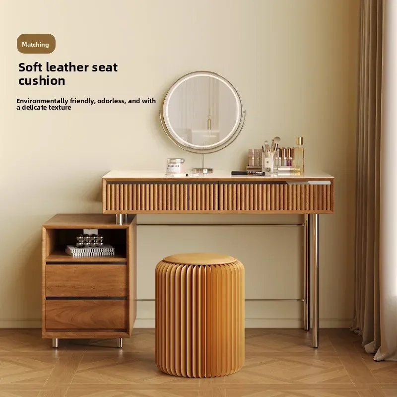 Dinning Chair Stylish Creative Folding Stool Living Room Kraft Paper Telescopic Height Adjustable Kids Stool Round Seat