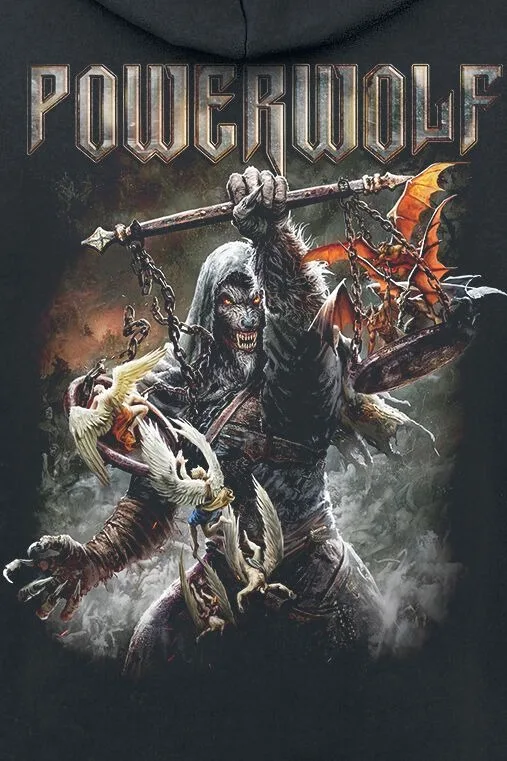Call of The Wild _ Powerwolf Hoodie 2026 Musim Gugur dan Musim Dingin Mewah Berkualitas Tinggi untuk Pria dan Wanita Top Y2k