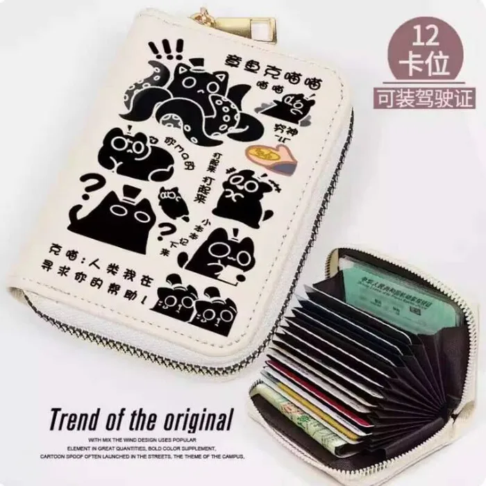 

Anime Lord Of Mysteries Klein Moretti Fashion Wallet PU Purse Card Coin Zipper Cash Holder Bag Cosplay Gift B422 Anime