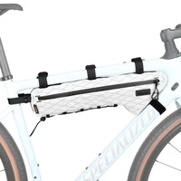 Bolsa transversal para bicicleta Rhinowalk, impermeable, para viaje corto, ciudad, viajero, bolsa triangular para bicicleta