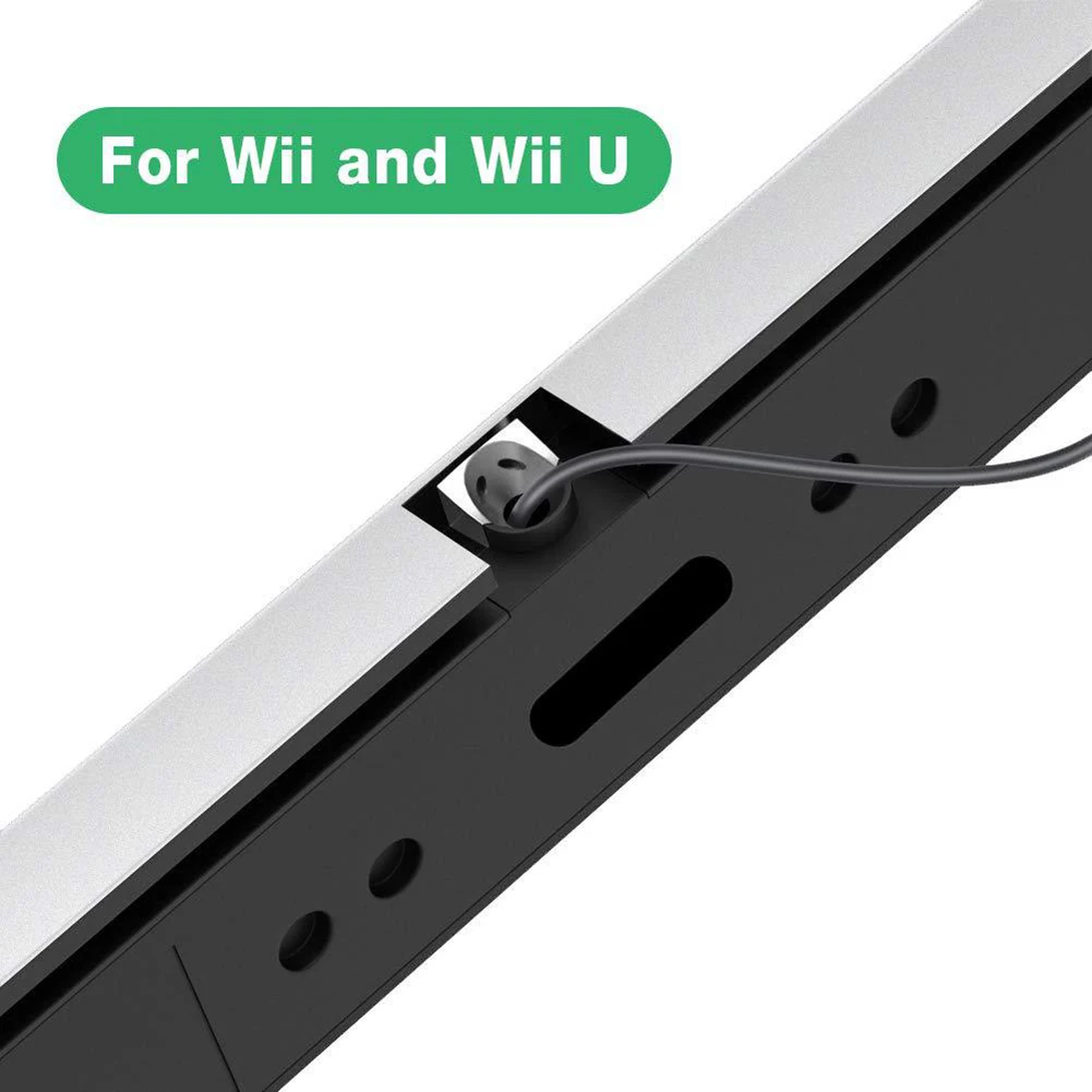 Remote Infrared Ray IR Inductor Bar with Extension Cord Wired Infrared Ray Sensor Bar Wired Motion Sensor Bar for Wii