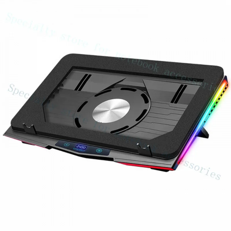 A+ Air Compression RGB Laptop Cooling Pad - Ultra-Quiet USB Cooler, Dissipation