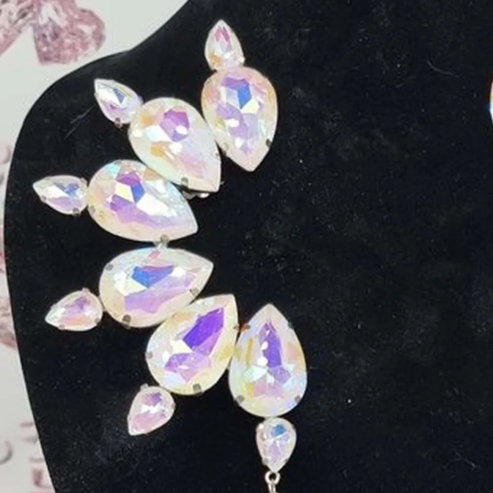 Stonefans 1PCS Fashion Drag Queen Jewellery Pendant Clips Without Piercing Exaggerate Ear Cuff Decoration Designer Vintage Gifts