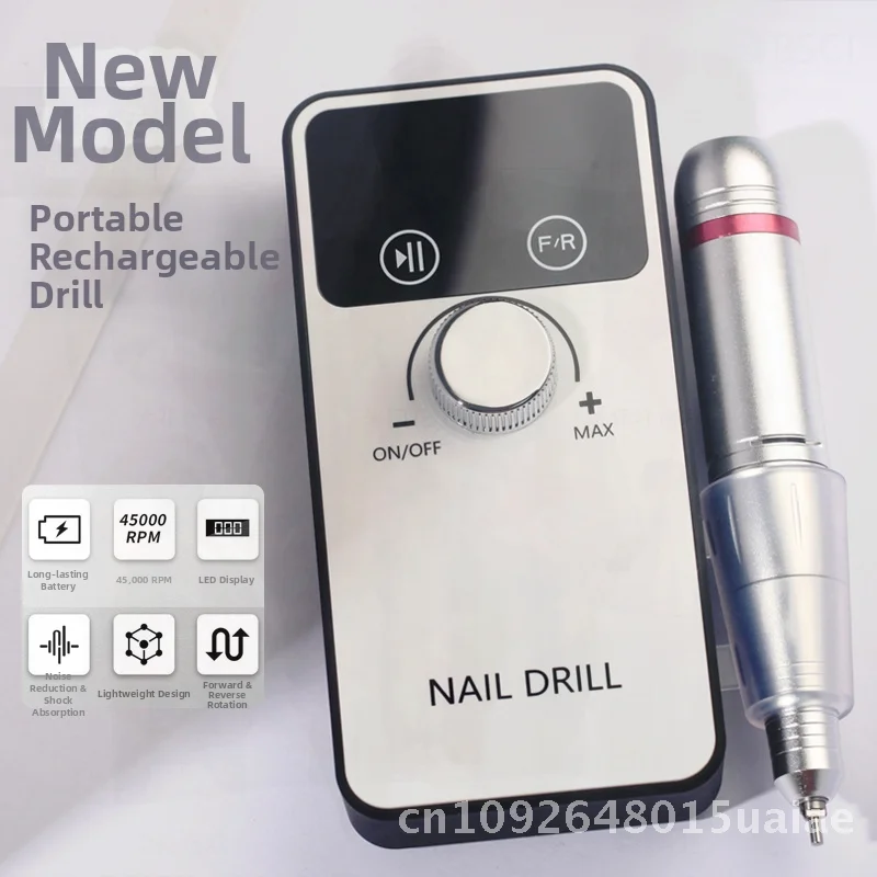 プロ用電動ネイルポリッシャー ポータブル電源内蔵 マニキュアペン 角質除去 サロン用コクーンネイルリムーバー