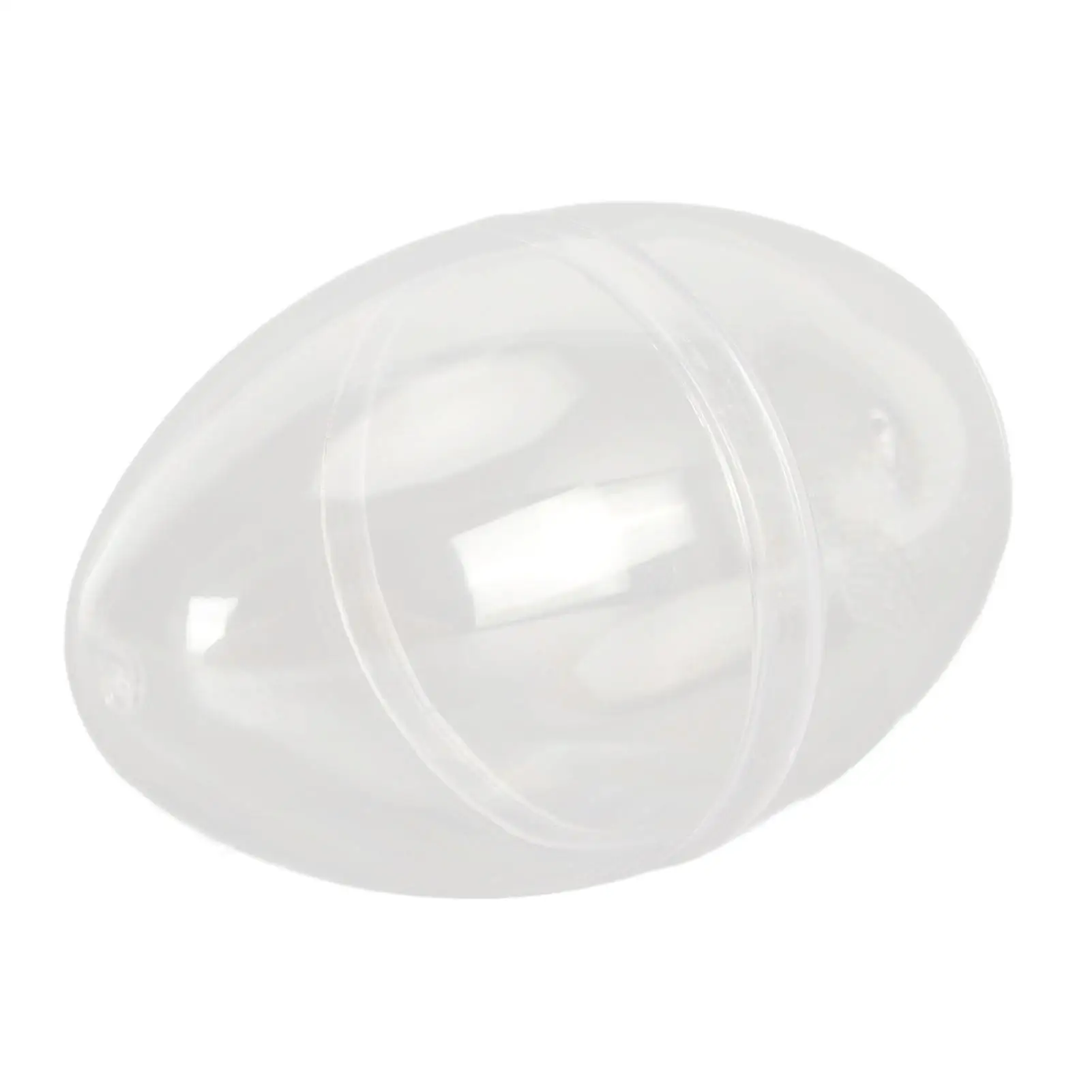 Transparent Plastic Egg Shaped Container for Makeup Sponge - Portable for cosplay and for stud Earrings