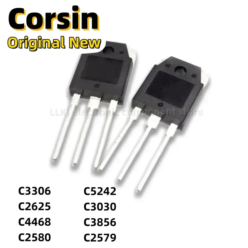 1pcs 2SC3306 2SC2625 2SC4468 2SC2580 2SC5242 2SC3030 2SC3856 2SC2579 TO3P POWER TRANSISTORS TO-3P/