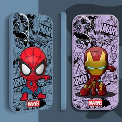 Spiderman Iron Man Logo For Huawei P50 P40 P30 P20 PRO LITE P Smart Z S 2021 Y9A Y9 Prime Phone Case Full Protection Cover