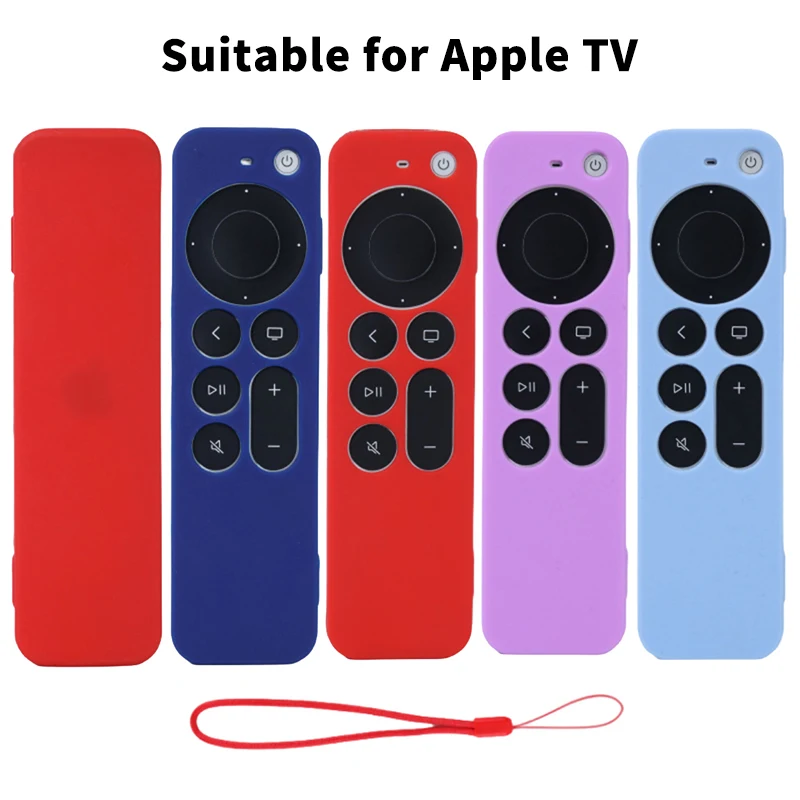 Силиконовый защитный чехол для Apple, пульт дистанционного управления Apple TV, 4K/HD, защита от царапин, защита от падения, защитный чехол
