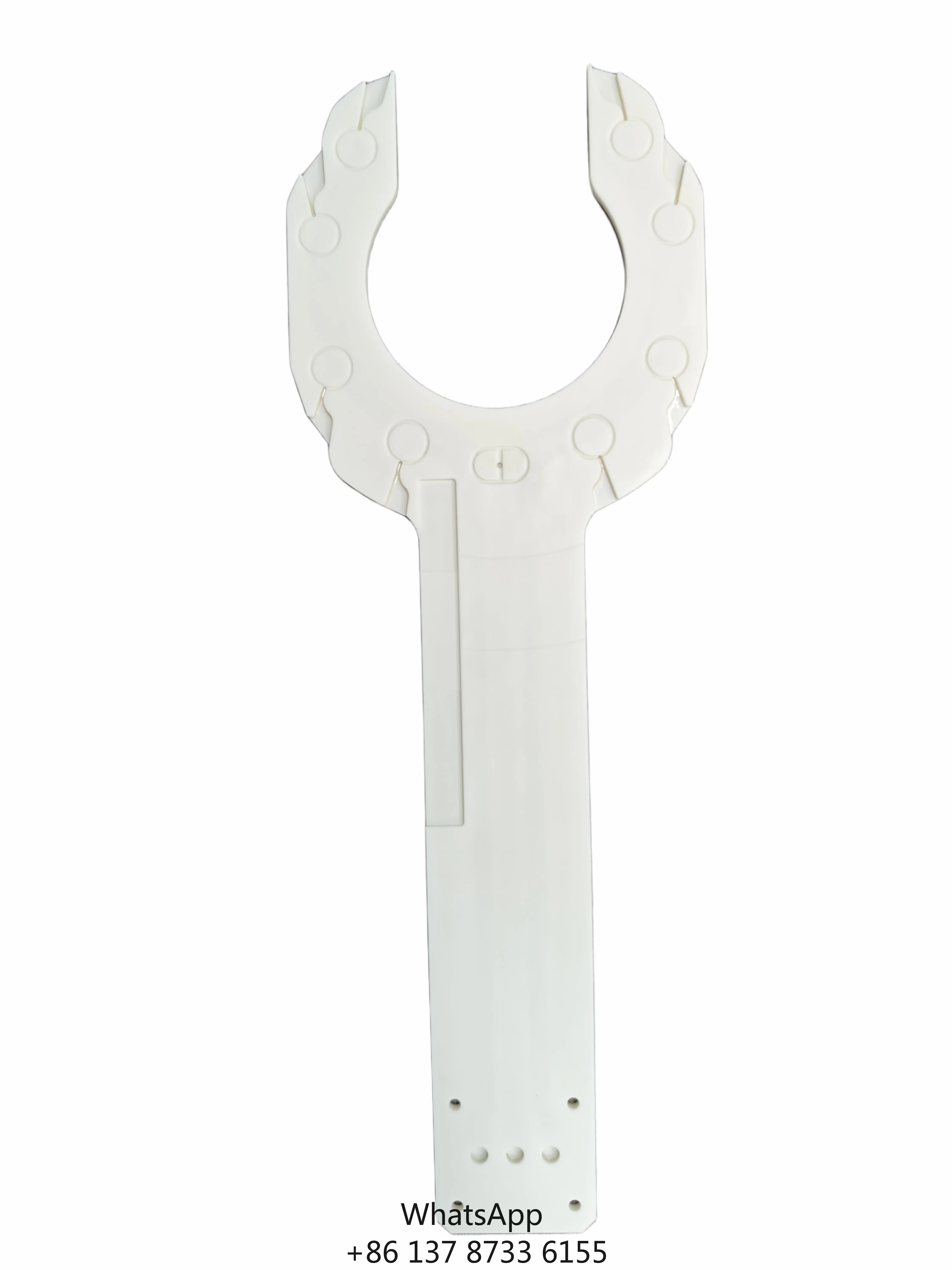 Custom Dorain Anti-static Alumina Ceramic Industrial Ceramic Parts Wafer Holding Arm For Semiconductor Equipment