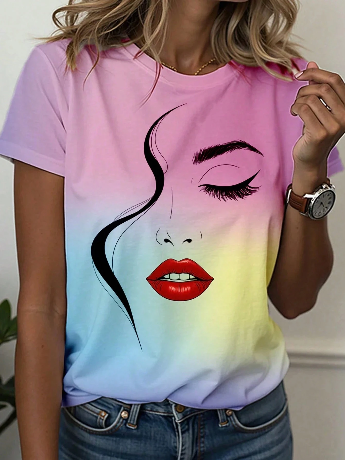 Thumbnail 2 - #83 Compare Womens Graphic Print Tees Before You Buy