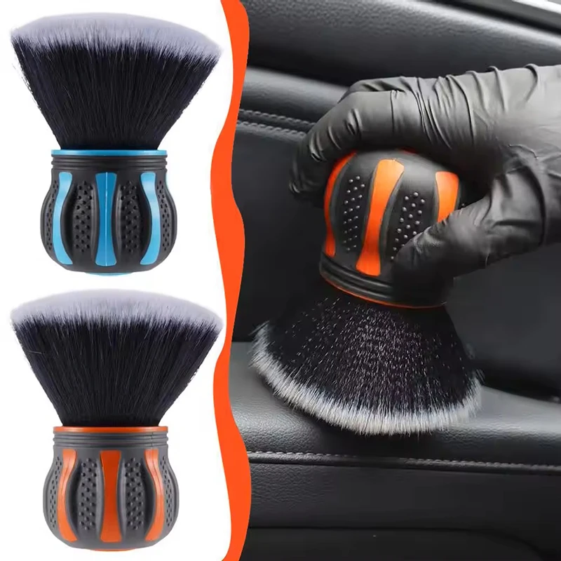 Auto-Detailing-Bürsten mit Aufbewahrungsständer, weiche Borsten, Auto-Innenraum-Staubreiniger, Auto-Detail-Bürste, Reinigungswerkzeug – Detail 4
