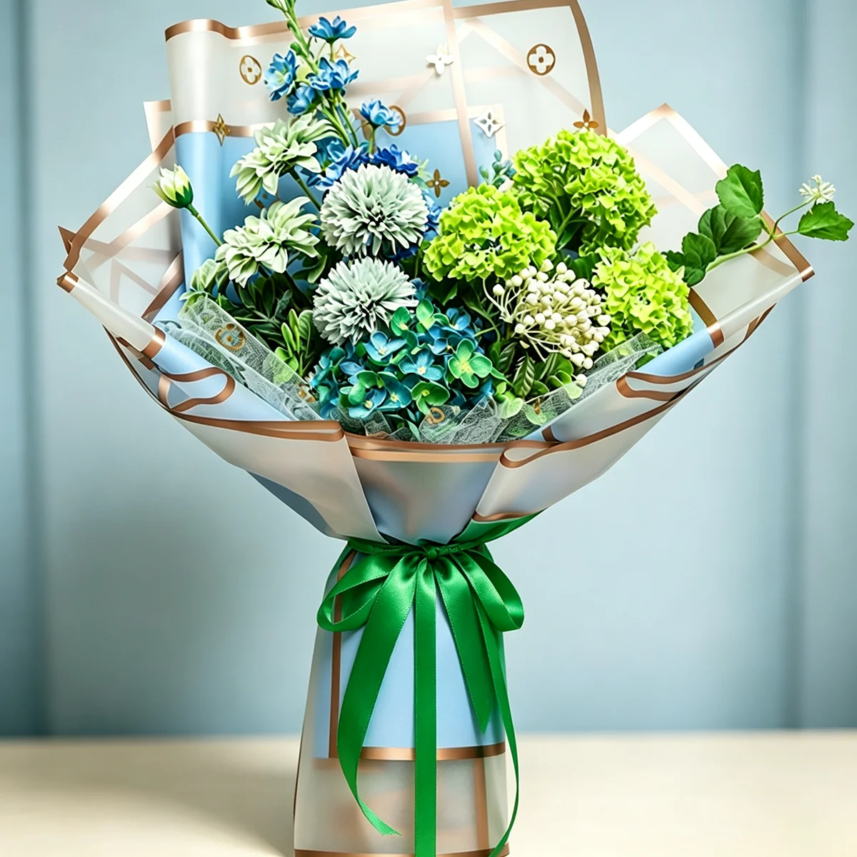 Florist Supply Ribbon - Juego de 20 Hojas de Papel