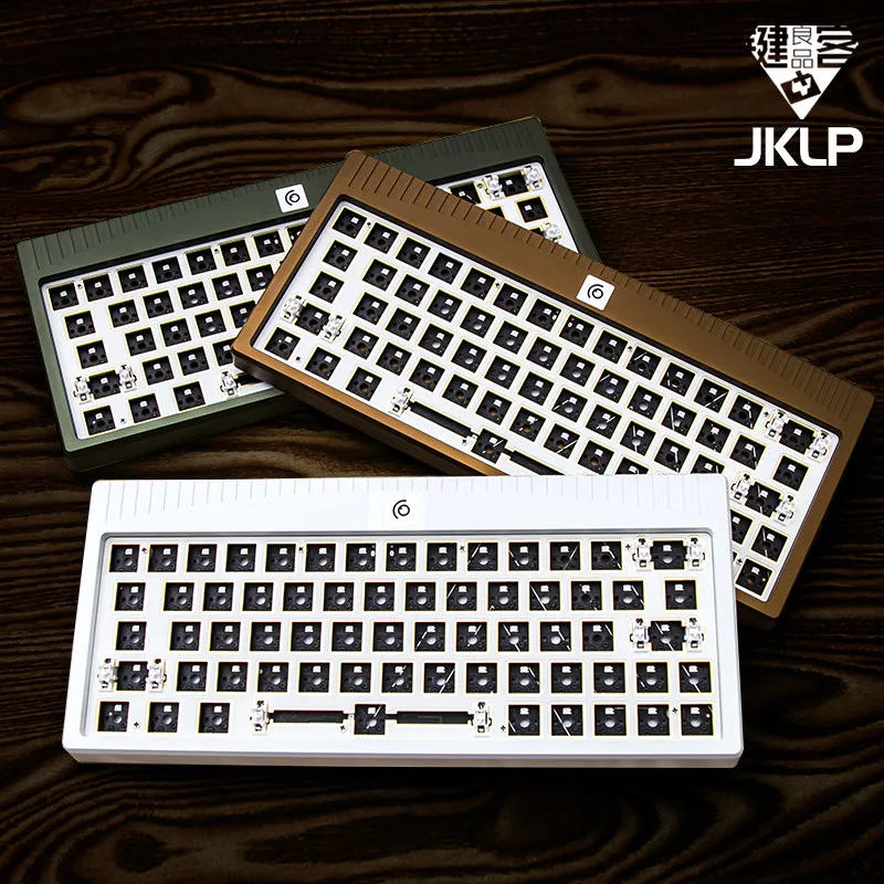 Kit de Teclado Mecânico CNC ABM648 Personalizado Tri-modo Hot Swap RGB com Carcaça de Alumínio 64 Teclas para E-sports, Jogos e Escritório DIY