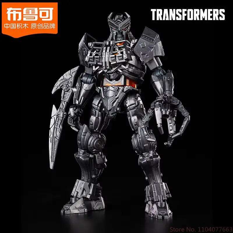 Film 7 Blokees Transformers One urządzenia peryferyjne Optimus Prime Bumblebee Arcee Nemesis Prime Model lalki figurka prezent urodzinowy