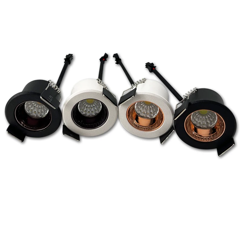 Mini LED Spot COB Downlights 3W 5W Recessed Ceiling AC110-220V Dimmable Light For Ceiling Cabinet Showcase Loft Decorations