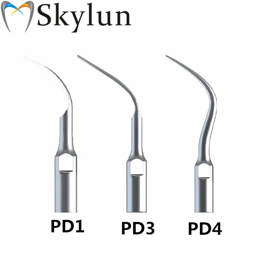 5PCS Dental Ultrasonic Scaler Tips PD1 PD3 PD4 Scaling Tips Fits SATELEC UDS NSK Handpiece CE Approved Tooth Whitening