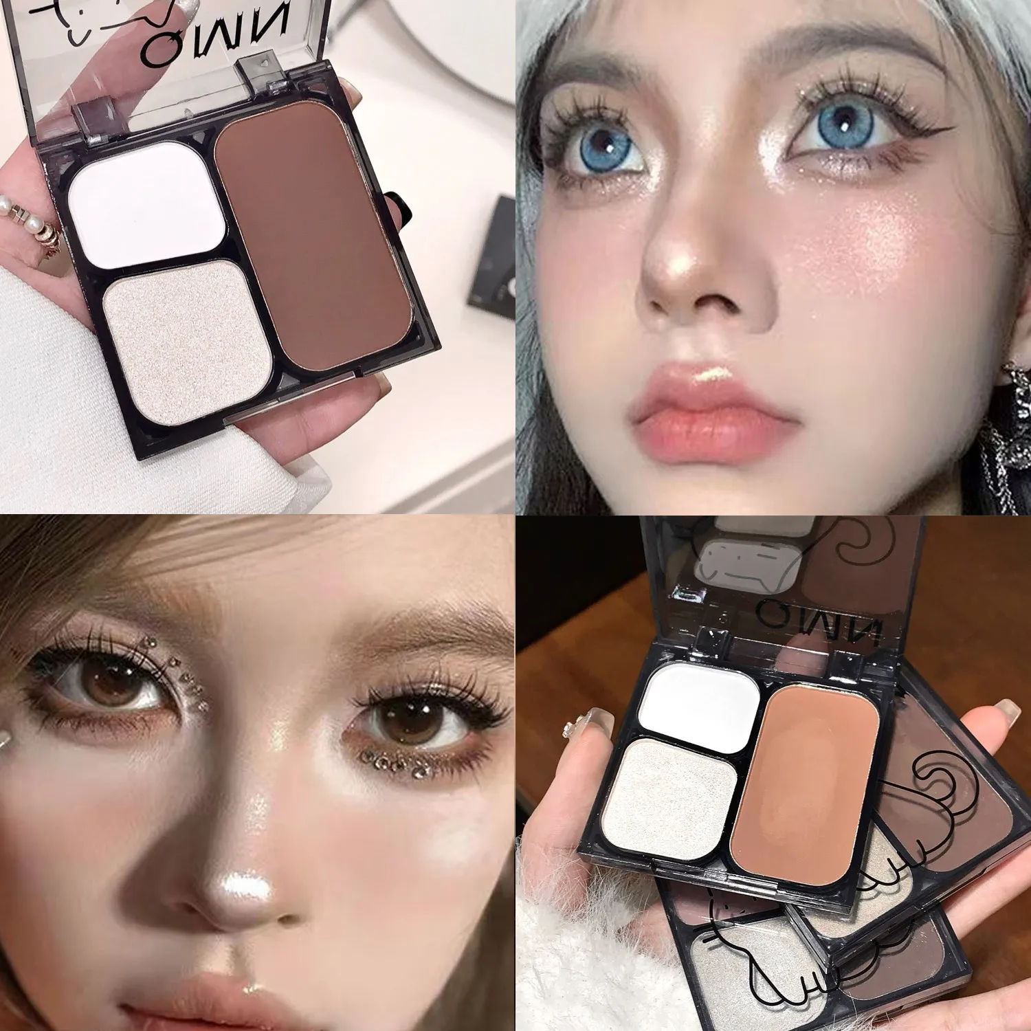 لوحة تحديد الوجه ثلاثية الألوان من Falling Night Sky لوحة تحديد الوجه الطبيعية وثلاثية الأبعاد الكل في واحد