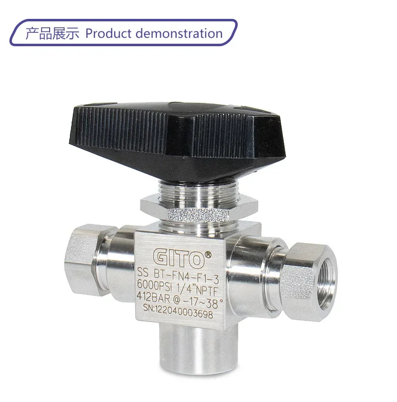 

Шаровой кран тринги 6000PSI, двухпозиционный трехходовой шаровой кран высокого давления