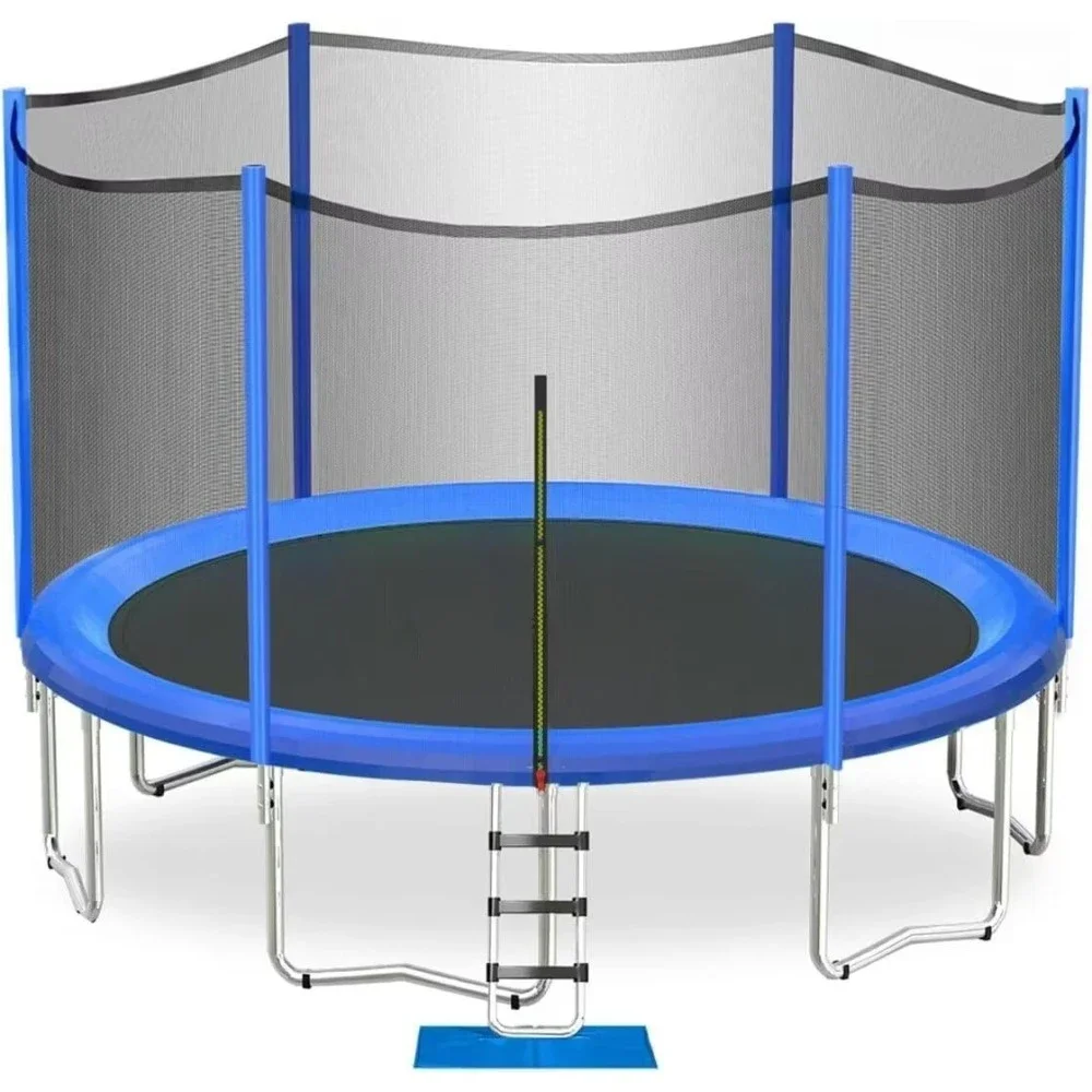 

1200LBS Weight Capacity Trampoline 16FT Kids Recreational Trampolines with Safety Enclosure Net Outdoor Backyard Trampoline