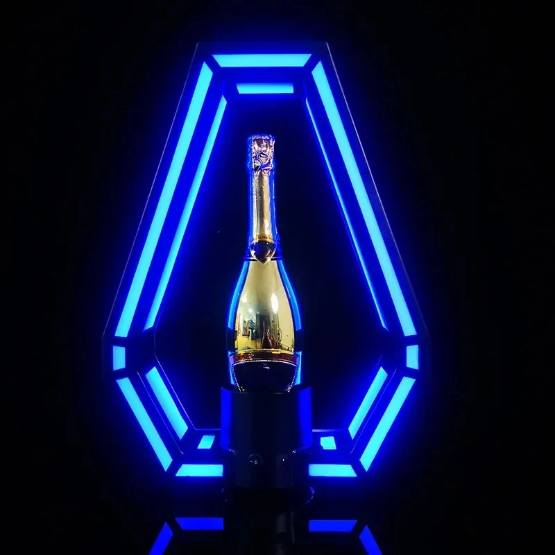 Rhombic Rechargeable LED Moet Champagne Wine Chandon Bottle