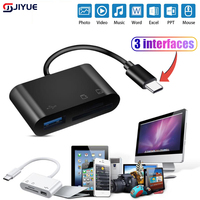 Type C Card Reader SD TF Memory Card Reader USB C OTG Adapter High Speed Data transmitter for Macbook Huawei Samsung Xiaomi