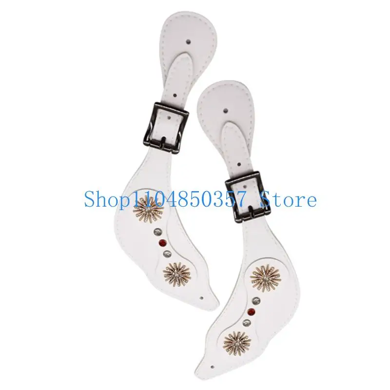 Регулируемая длина, ботинки из искусственной кожи с хорошим ремешком, ботинки с цветочным принтом в стиле вестерн, хороший ремешок, энаestrians, декоративные аксессуары, простые в использовании