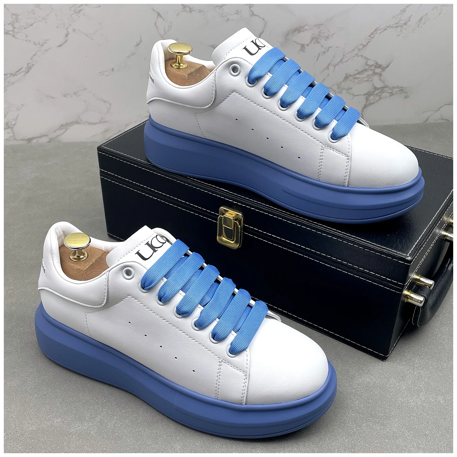 2024 Designer High Newest Casual Shoes Men Sneakers white Microfiber loafers Zapatillas Hombre