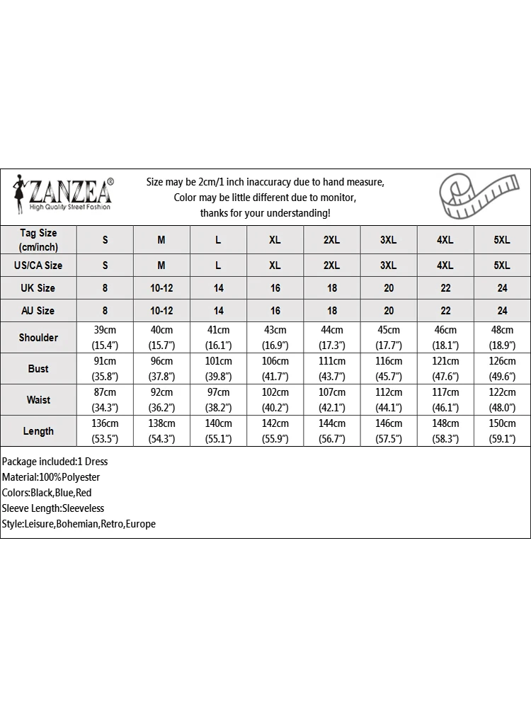 ZANZEA Fashion Summer Striped Maxi Holiday Dress Women Vintage Square Neck Sleeveless Long Sundress Robe Femme Beach Vestido