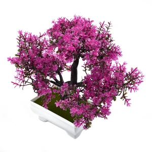 Artificial Plants Bonsai Small Tree Vase False Plant Flowers Pipe Ornaments for Garden Decoration House Bedroom Decoration 10 Main Sales Artificial Arvore - №8