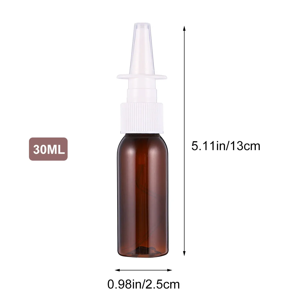 Bouteilles de pulvérisation rondes rechargeables, 10 pièces, conteneurs portables durables pour voyage, sport, utilisation en plein air, 30ml de lumière