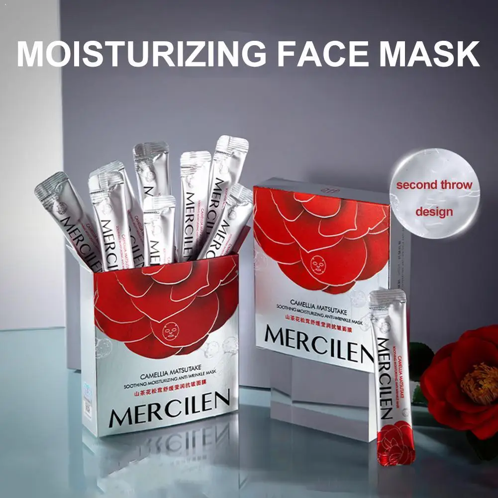 20-шт-Успокаивающая-увлажняющая-и-против-морщин-маска-для-лица-с-камелией-и-мацутаке-подтягивающая-увлажняющая-лифтинг-эффект