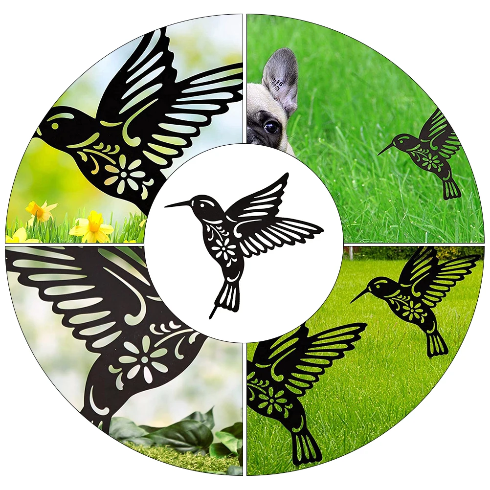 

Creative 120Cm Stake Decor Outdoor Garden Yard Sculpture Ornament Simulation Bird Stake Ground Inserted Decoration