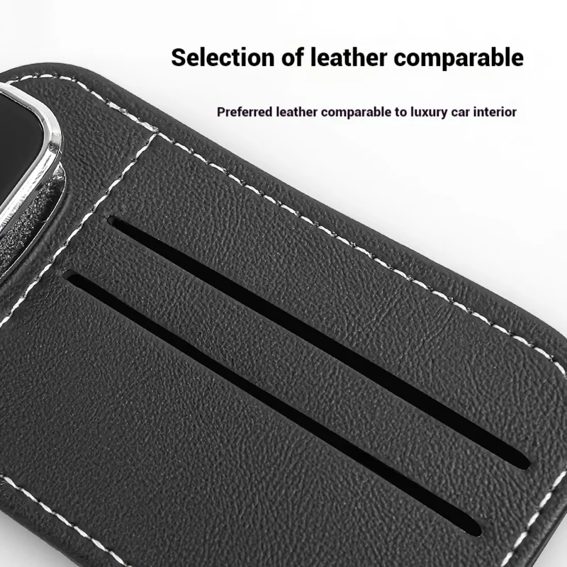 For LYNK&CO 03+ PHEV 05 09 PHEV MHEV 01 02 06 Car Accessories Car Logo Sunglasses Holder Leather Clip Card Ticket Holder Clip