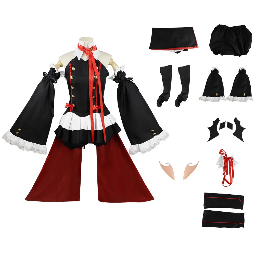 Seraph Of The End Owari no Seraph Krul Tepes Cosplay Costume Uniform Wig Cosplay Anime Witch Vampire Halloween Costume For Women