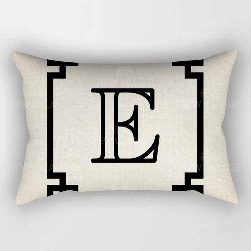 Home Decor 26 Letter Alphabet Pillowcase autumn decoration pillow cushion cover decorations throw pillow covers30*50 40x60 50*70