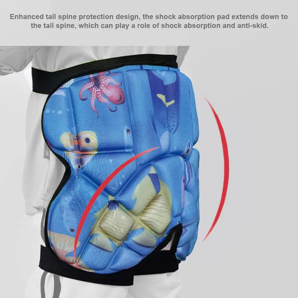 For  Children Sports Ski Figure Skating Roller Skating Hip Protector Protective Gear Outdoor Sports Anti-Fall Pants