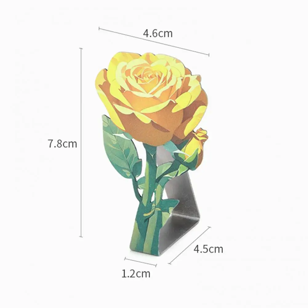 Stainless Steel Tablecloth Clip 4pcs Stainless Steel Rose Tablecloth Clips Non-slip Outdoor Picnic Clamps Indoor Wedding Party