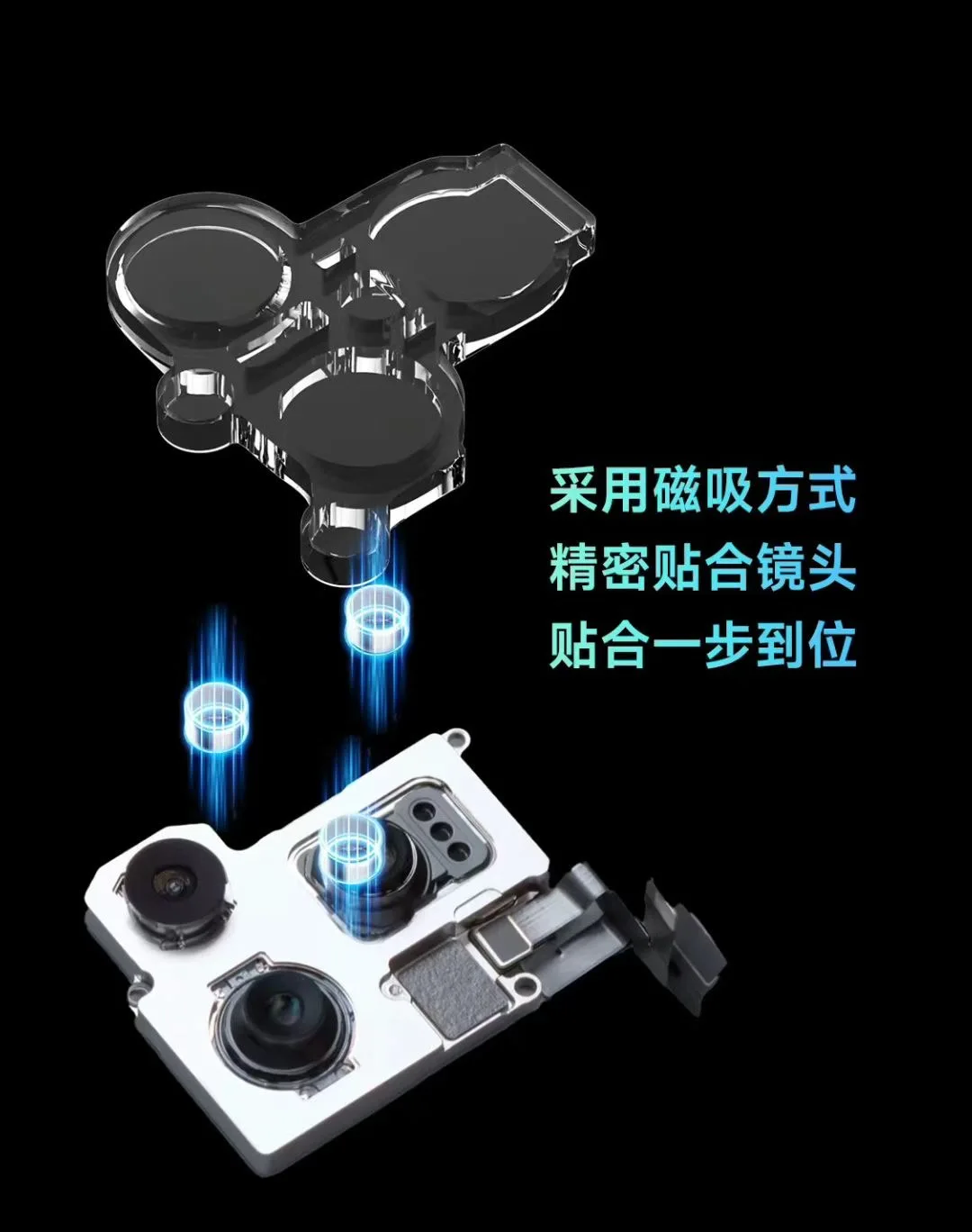 MECHANIC Mobile Phone Repair Magnetic Lens Protective Cover for iPhone 12-16 High-Precision Dust-Proof Mobile Phone Camera