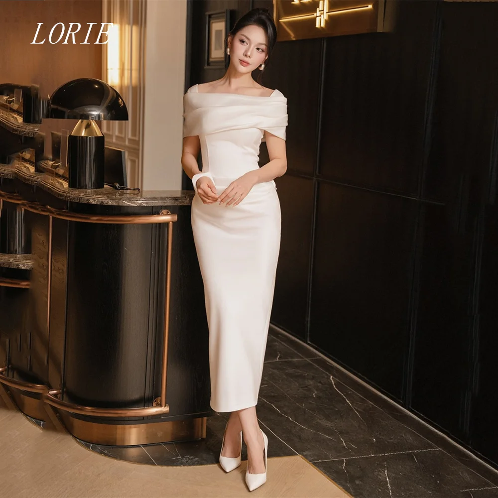 LORIE Luxury Mermaid Wedding Dress Square Collar Bridal Dresses Straight Across Shoulders Wedding Gown Customized 2026