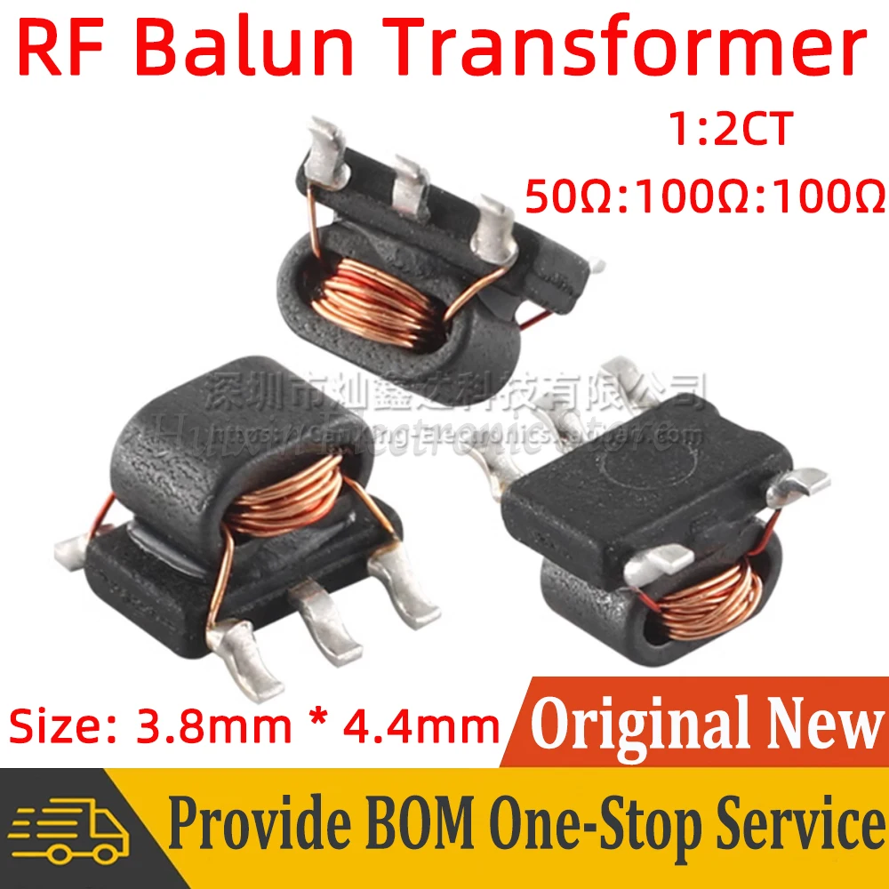 5pcs SMD RF Signal Balun Transformer 1:2CT Mixer di frequenza 50Ω:100Ω:100Ω bilanciato bilanciato isolato 617PT-1667