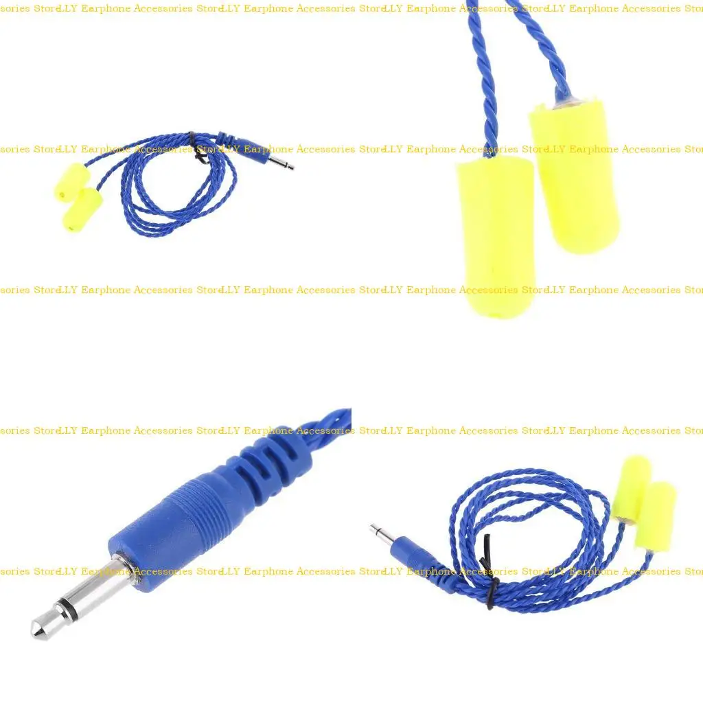 

462E 3.5mm Rugged Radio Noise Cancelling Foam Earbuds Headphone Headset Cable Mono Racing Speaker Earphone Cord Wire Portable