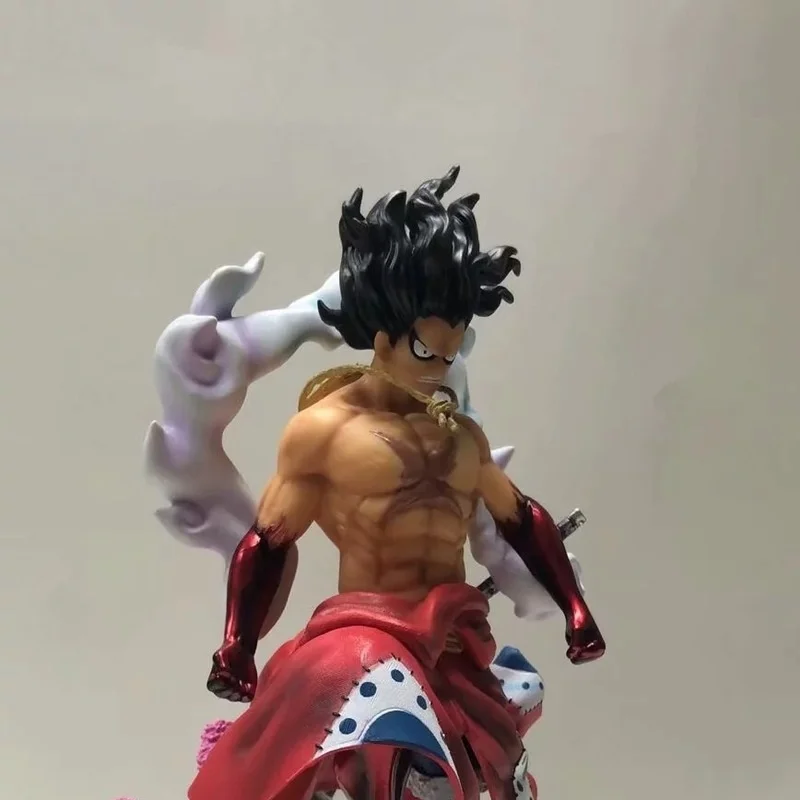 원피스 GK 애니메이션 피규어 모델 기어 4 몽키 D 루피 액션 피규어 24cm 높이 스태츄 수집용 장난감 피규어